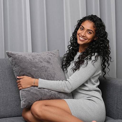 Warm Portrait of a Young Woman