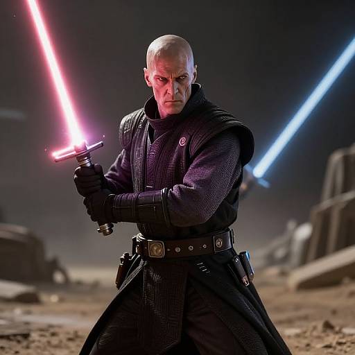 Realistic Count Dooku Duel on Hoth