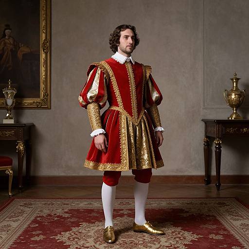 Spanish Renaissance Man in Costume