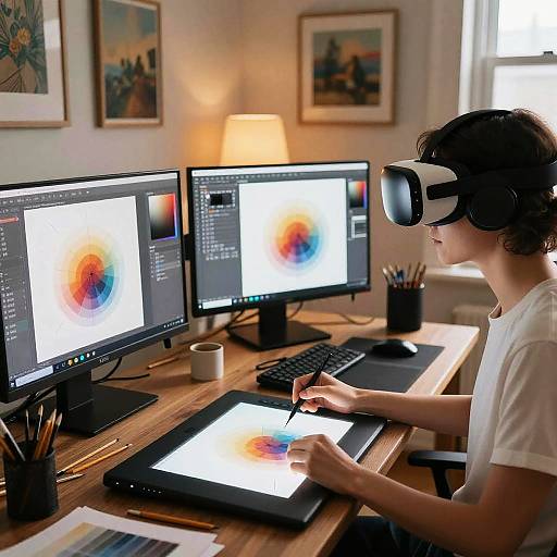 AI-Enhanced Creative Art Workspace