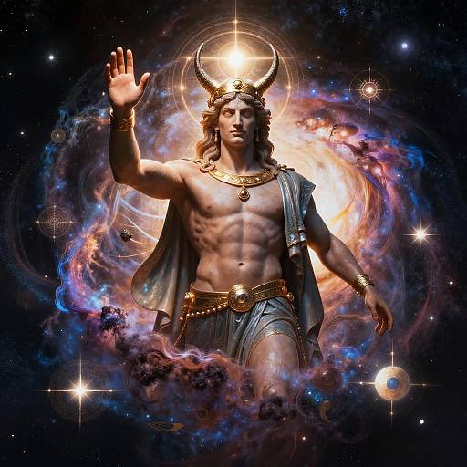 Coeus Titan of Foresight Illustration