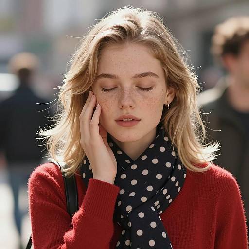 Serene Portrait of a Young Woman