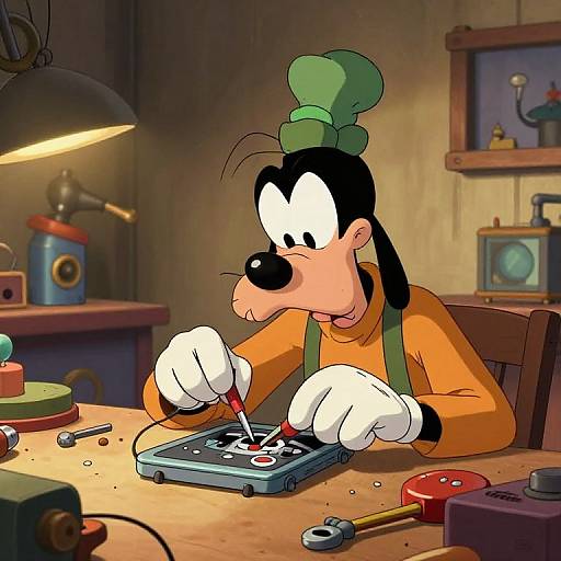 Goofy Uncle Fixes Broken Gadget