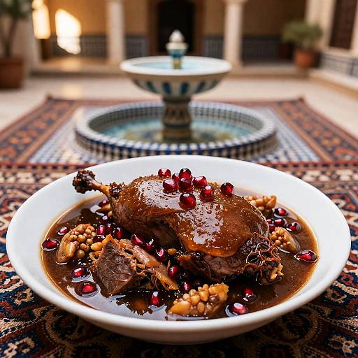 Persian Fesenjan with Braised Duck