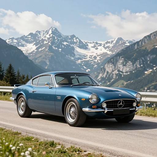 Classic Cortina Coupe Illustration