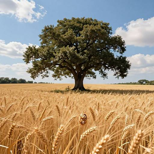 Impressionistic Countryside from Micro View