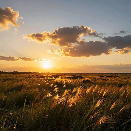 Golden Hour Floodplain Wetlands