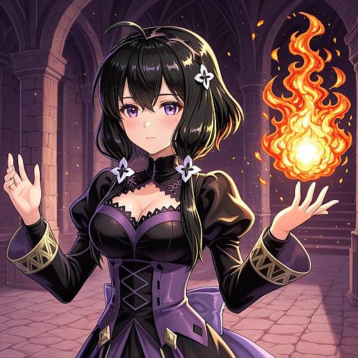 Illustration of Morgan (fire emblem), fire emblem in the style of Pokemoa