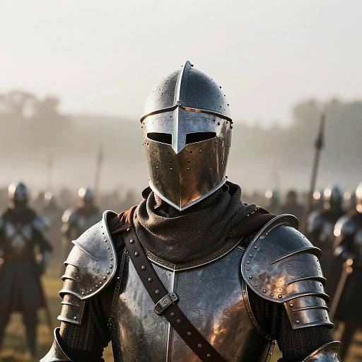 Majestic Tall Knight Helmet