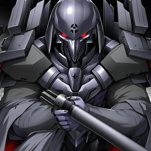 Illustration of Alpha (punishing: gray raven), punishing: gray raven in the style of Genzoman