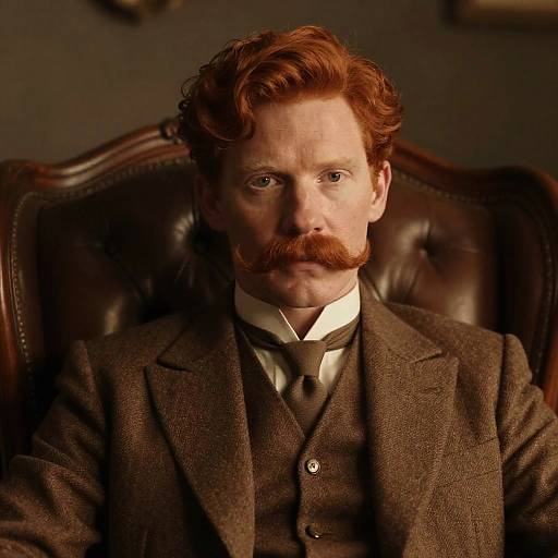 Vintage Redhead in 1920s Attire