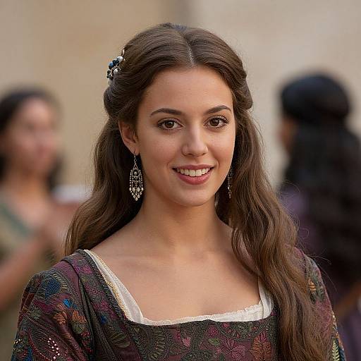 Renaissance Woman in Jewelry Portrait