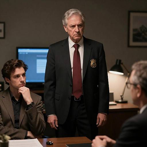 Police Officer Interrogation Room