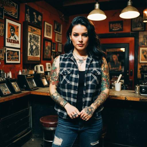 Fiery Tattoo Artist in Vintage Parlor
