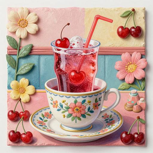 Miyazaki-Inspired Cherry Soda Diner