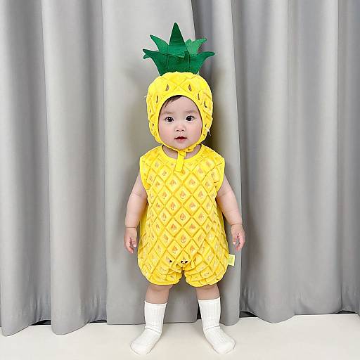 Adorable Baby in Pineapple Costume