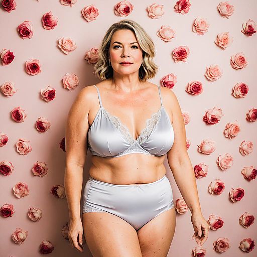 Intimate Photo Shoot of Curvy Woman