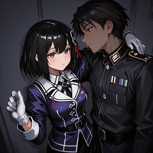 Illustration of Haguro kai ni (kancolle), kantai collection in the style of Deel (rkeg)