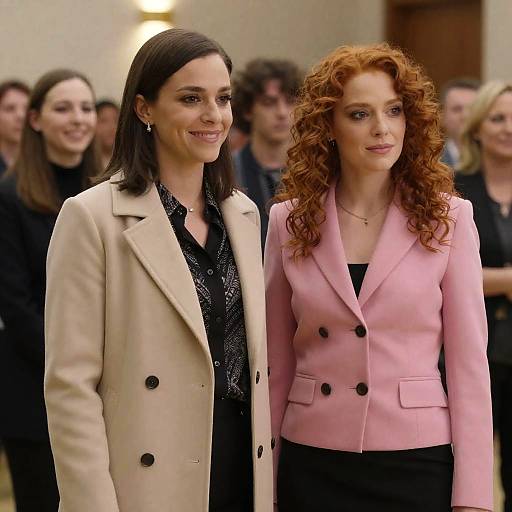 Candid Moments of Friendship in a Crowd