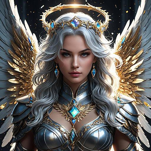 Stunning Female Angel Concept Art