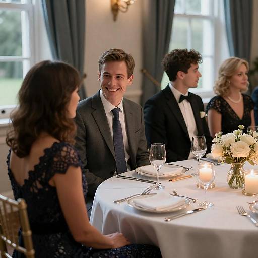 Elegant Formal Dinner with Couples