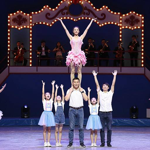 Vibrant Circus Performance Photo