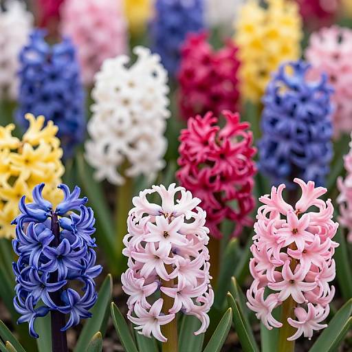 Vibrant Multicolored Hyacinth Bouquet