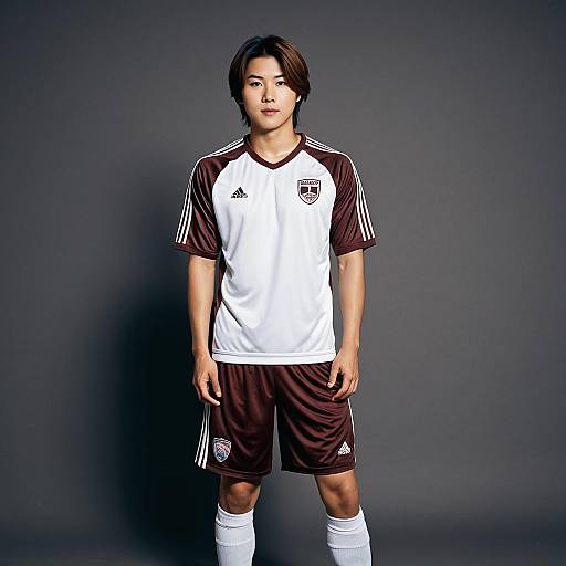 Realistic Male Soccer Attire Display