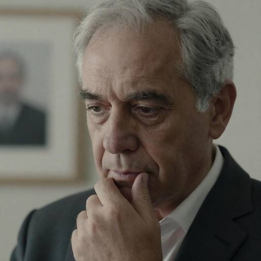 Contemplative Portrait of an Older Man