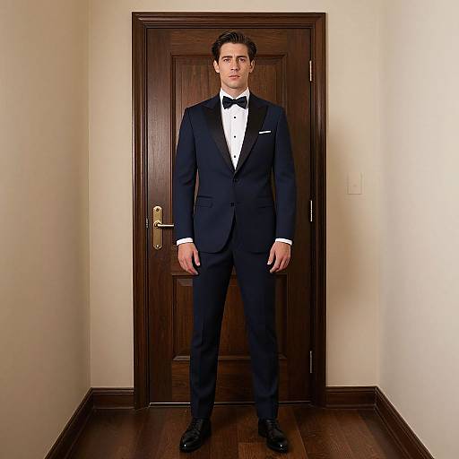 Man in Fashion Blazer Suit