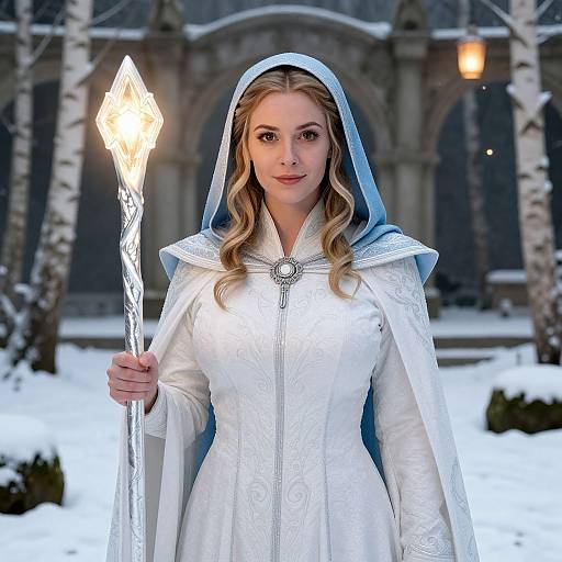 Rivendell Healer in Elegant Robes