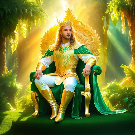Noble Centaur King in a Lush Realm Noble Centaur King in a Lush Realm