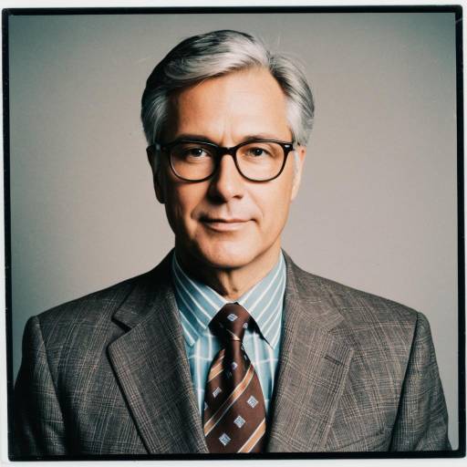 Middle-Aged Man in Classic Brown Suit