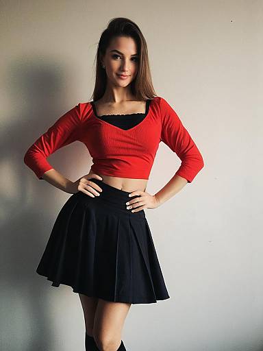 Trendy Dance Costume Pose