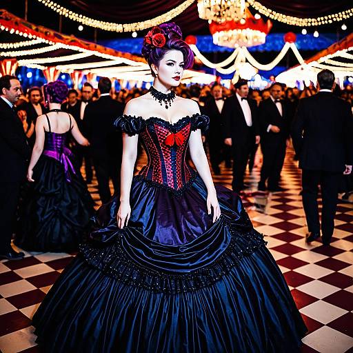 Victorian Carnival Ballgown Costume