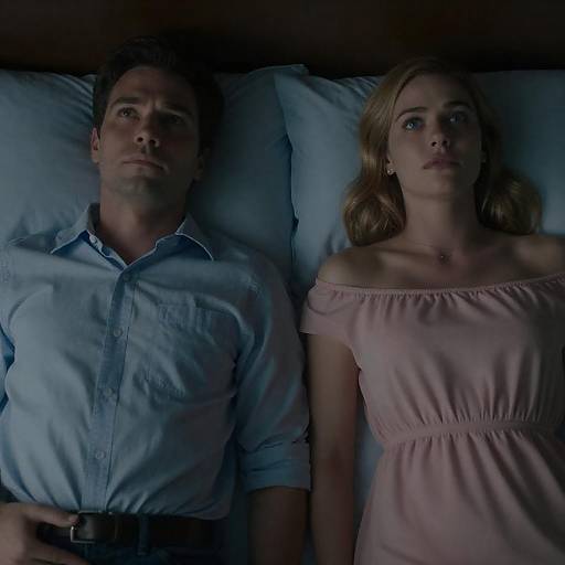 Intimate Movie Still in Dim Lighting