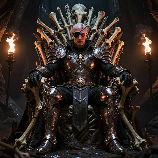 Dark Lord on Bone Throne