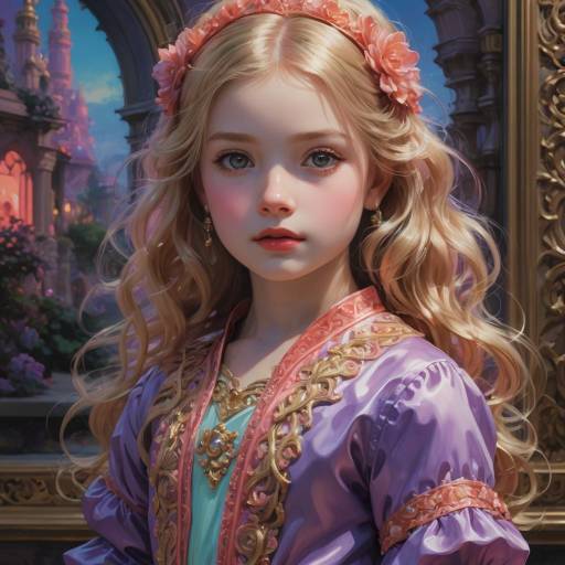 Epic Twilight Portrait of a Young Girl Epic Twilight Portrait of a Young Girl