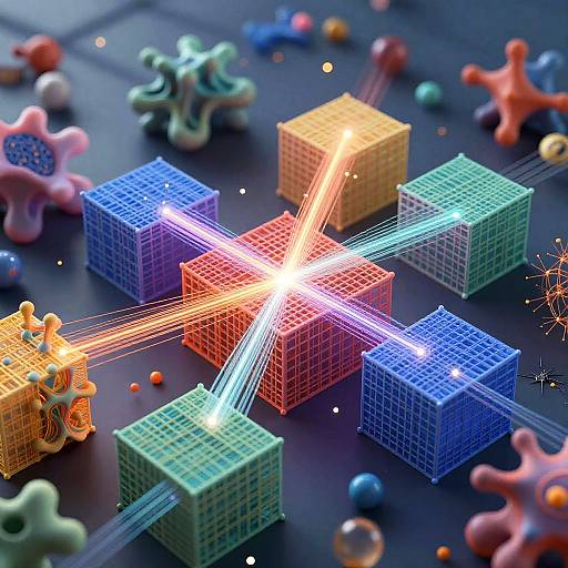 Surreal Tensor Visualization Landscape