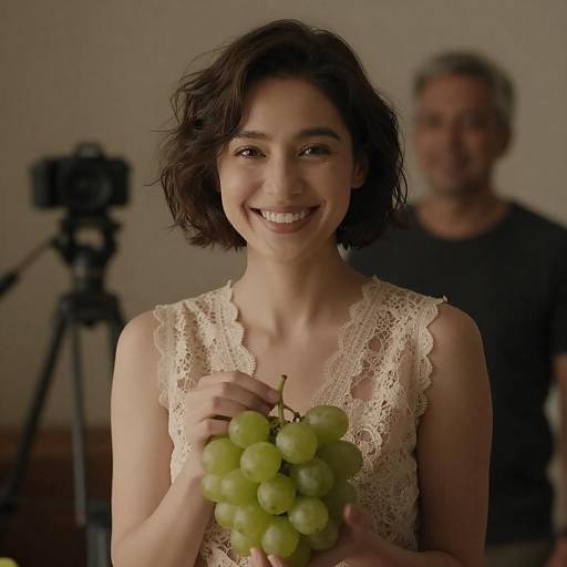 Warm Portrait of a Smiling Woman