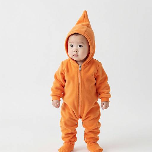 Adorable Infant in Peep Costume Photo