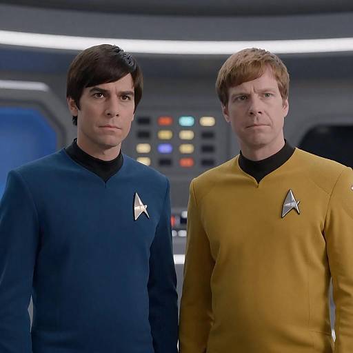 Star Trek-Themed Photo of Two Men