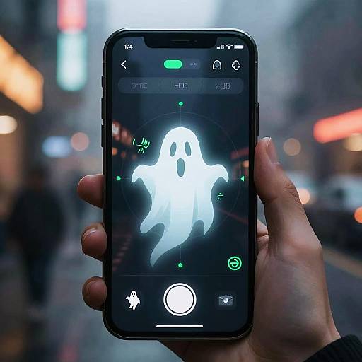 Urban Ghost Photo App Interface