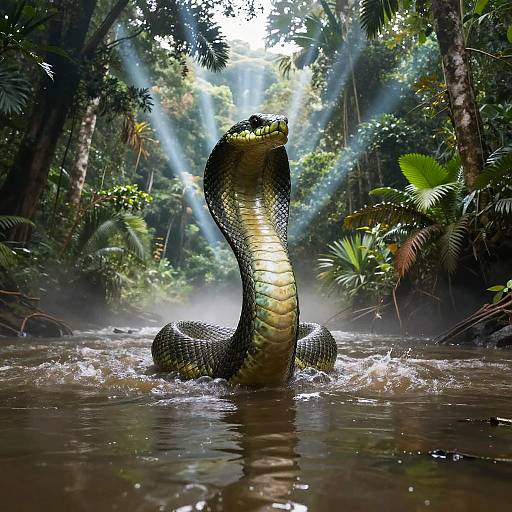 Amaru Serpent in Misty Amazon