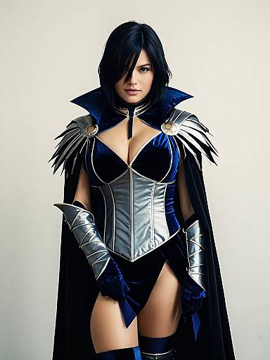 Velvet Crowe Cosplay Woman in Detailed Costume