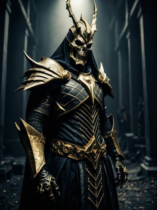 Realistic Man Nekron Cosplay Photo