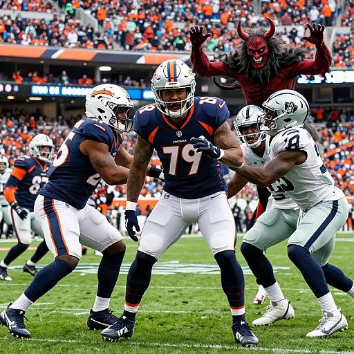Denver Broncos as Demonic Football Warriors