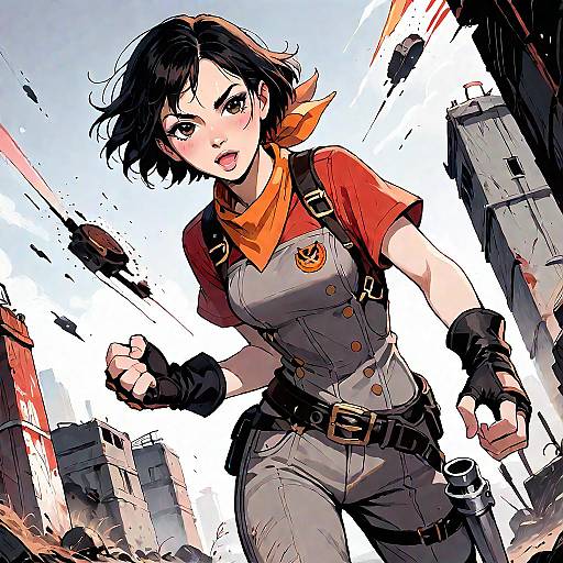 Pan GT Wasteland Fighting Stance