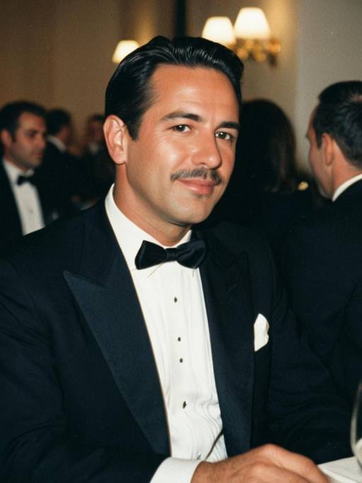 Candid Portrait of a Man in Formal Wear