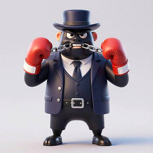 Gangster Crow Boxing Fighter Concept